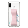 Slim Protection Case - STAND & RING RIBBON Sakura Pink［ HATSUNE MIKU - Ribbon - Logo ］