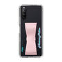 Slim Protection Case - STAND & RING RIBBON Sakura Pink［ HATSUNE MIKU - Ribbon - Logo ］