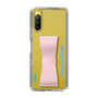 Slim Protection Case - STAND & RING RIBBON Sakura Pink［ HATSUNE MIKU - Ribbon - Logo ］