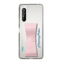 Slim Protection Case - STAND & RING RIBBON Sakura Pink［ HATSUNE MIKU - Ribbon - Logo ］