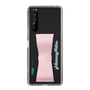 Slim Protection Case - STAND & RING RIBBON Sakura Pink［ HATSUNE MIKU - Ribbon - Logo ］