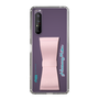Slim Protection Case - STAND & RING RIBBON Sakura Pink［ HATSUNE MIKU - Ribbon - Logo ］