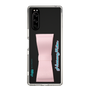 Slim Protection Case - STAND & RING RIBBON Sakura Pink［ HATSUNE MIKU - Ribbon - Logo ］