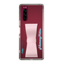 Slim Protection Case - STAND & RING RIBBON Sakura Pink［ HATSUNE MIKU - Ribbon - Logo ］