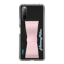 Slim Protection Case - STAND & RING RIBBON Sakura Pink［ HATSUNE MIKU - Ribbon - Logo ］