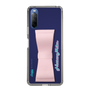 Slim Protection Case - STAND & RING RIBBON Sakura Pink［ HATSUNE MIKU - Ribbon - Logo ］