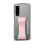 Slim Protection Case - STAND & RING RIBBON Sakura Pink［ HATSUNE MIKU - Ribbon - Logo ］