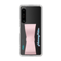 Slim Protection Case - STAND & RING RIBBON Sakura Pink［ HATSUNE MIKU - Ribbon - Logo ］
