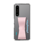 Slim Protection Case - STAND & RING RIBBON Sakura Pink［ HATSUNE MIKU - Ribbon - Logo ］