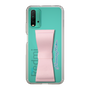 Slim Protection Case - STAND & RING RIBBON Sakura Pink［ HATSUNE MIKU - Ribbon - Logo ］