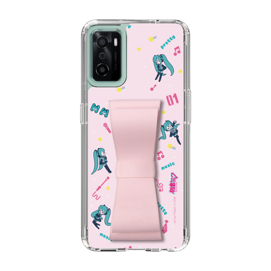 Slim Protection Case - STAND & RING RIBBON Sakura Pink［ HATSUNE MIKU - Ribbon - Instrumental - Pink ］