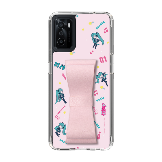 Slim Protection Case - STAND & RING RIBBON Sakura Pink［ HATSUNE MIKU - Ribbon - Instrumental - Pink ］
