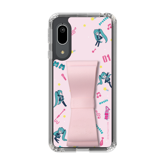 Slim Protection Case - STAND & RING RIBBON Sakura Pink［ HATSUNE MIKU - Ribbon - Instrumental - Pink ］