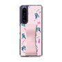 Slim Protection Case - STAND & RING RIBBON Sakura Pink［ HATSUNE MIKU - Ribbon - Instrumental - Pink ］