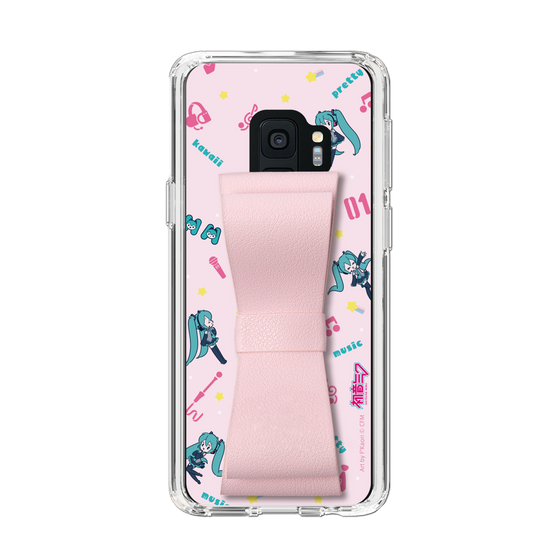 Slim Protection Case - STAND & RING RIBBON Sakura Pink［ HATSUNE MIKU - Ribbon - Instrumental - Pink ］