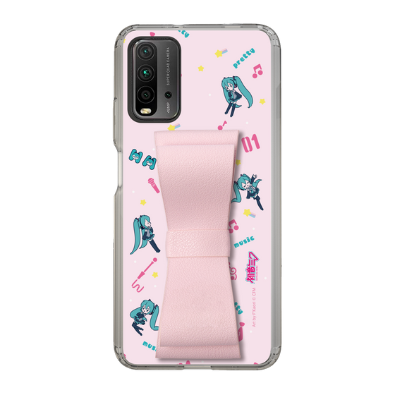 Slim Protection Case - STAND & RING RIBBON Sakura Pink［ HATSUNE MIKU - Ribbon - Instrumental - Pink ］