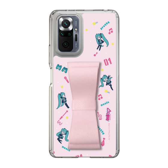 Slim Protection Case - STAND & RING RIBBON Sakura Pink［ HATSUNE MIKU - Ribbon - Instrumental - Pink ］