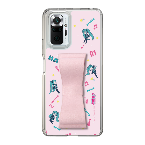 Slim Protection Case - STAND & RING RIBBON Sakura Pink［ HATSUNE MIKU - Ribbon - Instrumental - Pink ］