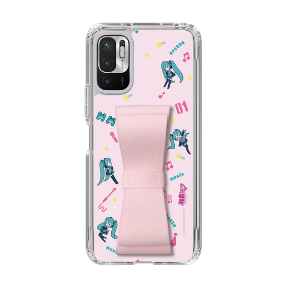 Slim Protection Case - STAND & RING RIBBON Sakura Pink［ HATSUNE MIKU - Ribbon - Instrumental - Pink ］