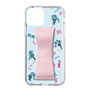 Slim Protection Case - STAND & RING RIBBON Sakura Pink［ HATSUNE MIKU - Ribbon - Instrumental - Blue ］