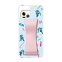 Slim Protection Case - STAND & RING RIBBON Sakura Pink［ HATSUNE MIKU - Ribbon - Instrumental - Blue ］