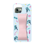 Slim Protection Case - STAND & RING RIBBON Sakura Pink［ HATSUNE MIKU - Ribbon - Instrumental - Blue ］