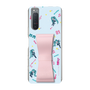 Slim Protection Case - STAND & RING RIBBON Sakura Pink［ HATSUNE MIKU - Ribbon - Instrumental - Blue ］