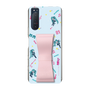 Slim Protection Case - STAND & RING RIBBON Sakura Pink［ HATSUNE MIKU - Ribbon - Instrumental - Blue ］