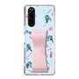 Slim Protection Case - STAND & RING RIBBON Sakura Pink［ HATSUNE MIKU - Ribbon - Instrumental - Blue ］