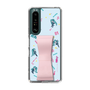 Slim Protection Case - STAND & RING RIBBON Sakura Pink［ HATSUNE MIKU - Ribbon - Instrumental - Blue ］