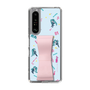 Slim Protection Case - STAND & RING RIBBON Sakura Pink［ HATSUNE MIKU - Ribbon - Instrumental - Blue ］