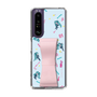Slim Protection Case - STAND & RING RIBBON Sakura Pink［ HATSUNE MIKU - Ribbon - Instrumental - Blue ］