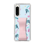 Slim Protection Case - STAND & RING RIBBON Sakura Pink［ HATSUNE MIKU - Ribbon - Instrumental - Blue ］