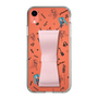 Slim Protection Case - STAND & RING RIBBON Sakura Pink［ HATSUNE MIKU - Ribbon - Instrumental - Monochrome ］
