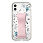 Slim Protection Case - STAND & RING RIBBON Sakura Pink［ HATSUNE MIKU - Ribbon - Instrumental - Monochrome ］