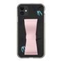 Slim Protection Case - STAND & RING RIBBON Sakura Pink［ HATSUNE MIKU - Ribbon - Instrumental - Monochrome ］