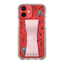 Slim Protection Case - STAND & RING RIBBON Sakura Pink［ HATSUNE MIKU - Ribbon - Instrumental - Monochrome ］