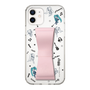 Slim Protection Case - STAND & RING RIBBON Sakura Pink［ HATSUNE MIKU - Ribbon - Instrumental - Monochrome ］