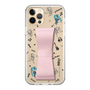 Slim Protection Case - STAND & RING RIBBON Sakura Pink［ HATSUNE MIKU - Ribbon - Instrumental - Monochrome ］