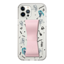 Slim Protection Case - STAND & RING RIBBON Sakura Pink［ HATSUNE MIKU - Ribbon - Instrumental - Monochrome ］