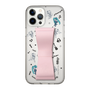 Slim Protection Case - STAND & RING RIBBON Sakura Pink［ HATSUNE MIKU - Ribbon - Instrumental - Monochrome ］