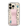 Slim Protection Case - STAND & RING RIBBON Sakura Pink［ HATSUNE MIKU - Ribbon - Instrumental - Monochrome ］