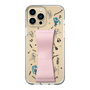Slim Protection Case - STAND & RING RIBBON Sakura Pink［ HATSUNE MIKU - Ribbon - Instrumental - Monochrome ］