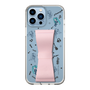 Slim Protection Case - STAND & RING RIBBON Sakura Pink［ HATSUNE MIKU - Ribbon - Instrumental - Monochrome ］