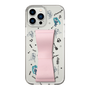 Slim Protection Case - STAND & RING RIBBON Sakura Pink［ HATSUNE MIKU - Ribbon - Instrumental - Monochrome ］