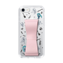 Slim Protection Case - STAND & RING RIBBON Sakura Pink［ HATSUNE MIKU - Ribbon - Instrumental - Monochrome ］