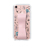 Slim Protection Case - STAND & RING RIBBON Sakura Pink［ HATSUNE MIKU - Ribbon - Instrumental - Monochrome ］