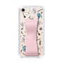 Slim Protection Case - STAND & RING RIBBON Sakura Pink［ HATSUNE MIKU - Ribbon - Instrumental - Monochrome ］