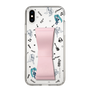 Slim Protection Case - STAND & RING RIBBON Sakura Pink［ HATSUNE MIKU - Ribbon - Instrumental - Monochrome ］