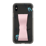 Slim Protection Case - STAND & RING RIBBON Sakura Pink［ HATSUNE MIKU - Ribbon - Instrumental - Monochrome ］